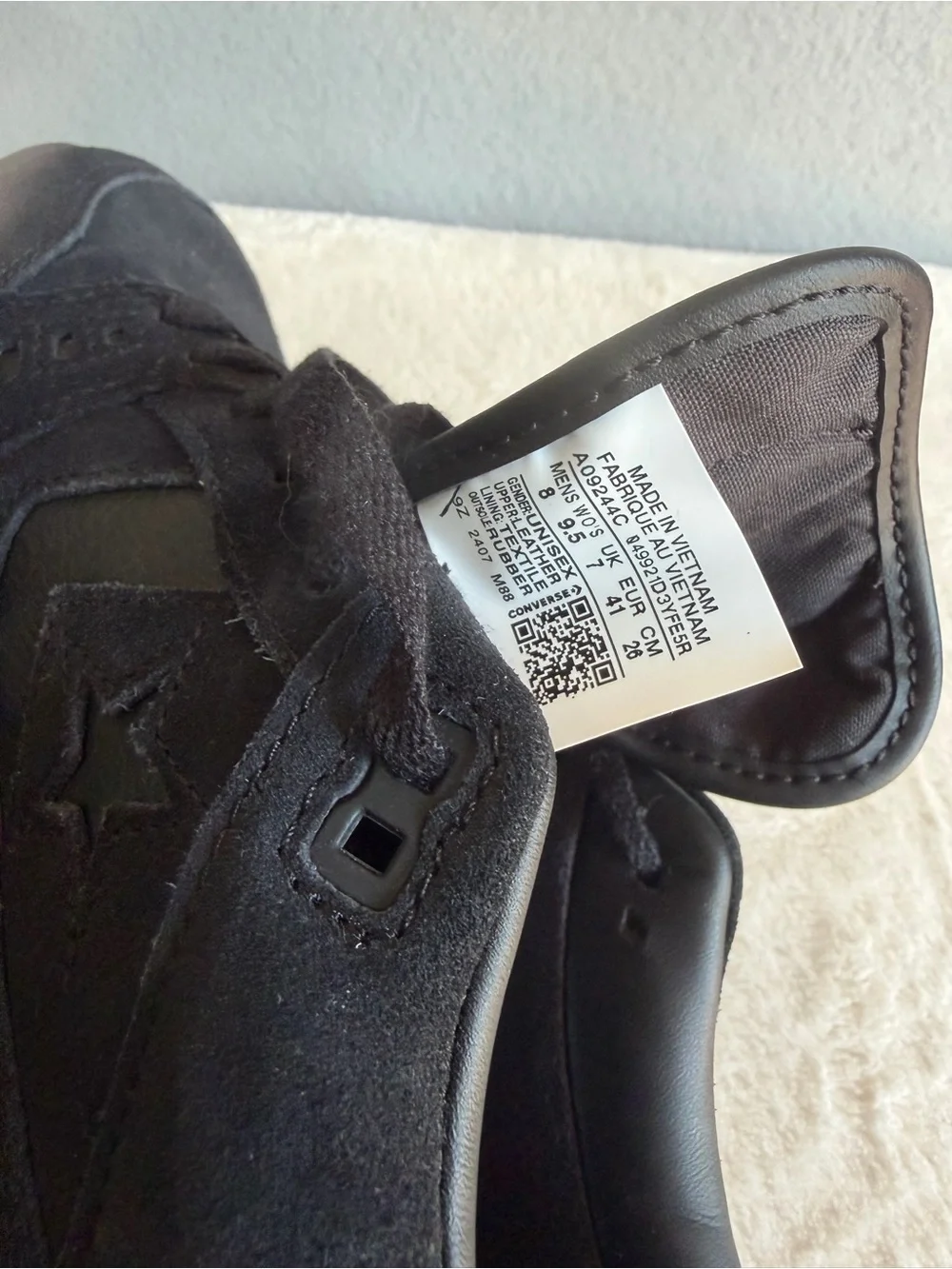 Converse AS-1 Pro Suede s8M/9.5W Black - Picture 4 of 11